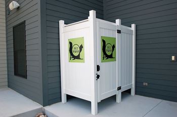 Pet washing station